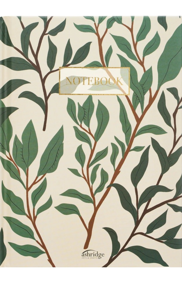 Ashridge HB A5 Notebook  Leaves